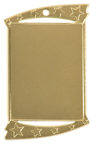 1 3/4" x 2 3/4" Rectangular Insert Holder Medal