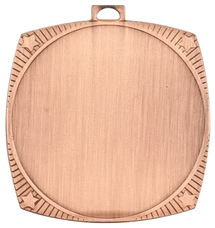 2 1/8" Square Star 2" Insert Holder Medal