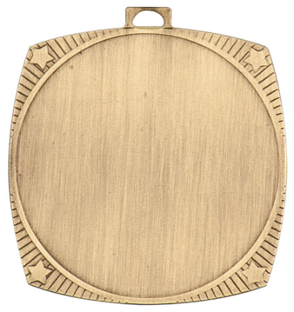 2 1/8" Square Star 2" Insert Holder Medal