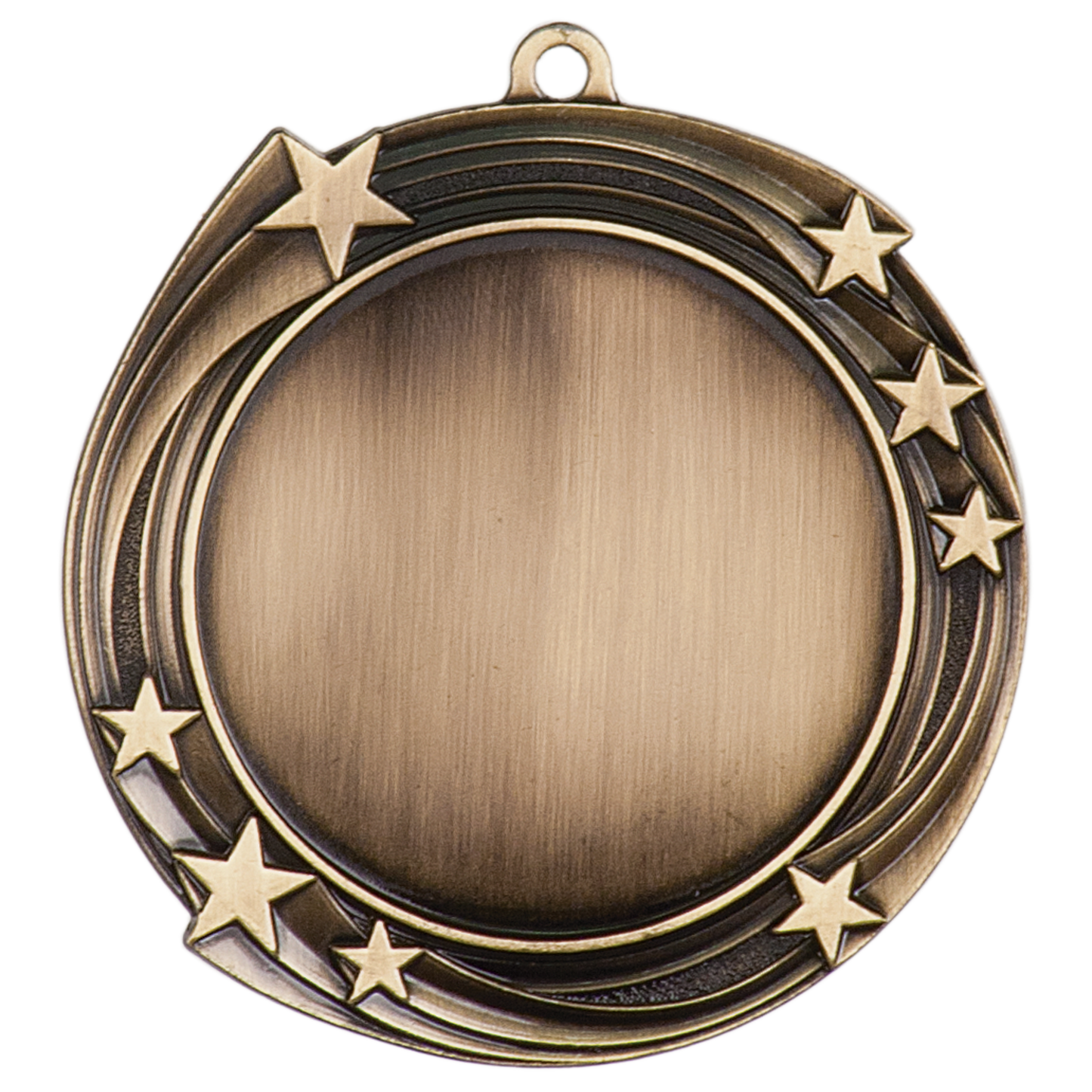 2 3/4" Swirling Star 2" Insert Holder Medal