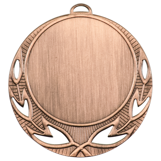 2 3/4" Open Wreath 2" Insert Holder Medal
