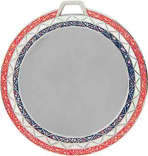 2 3/4" Red/White/Blue Bling 2" Insert Holder Medal
