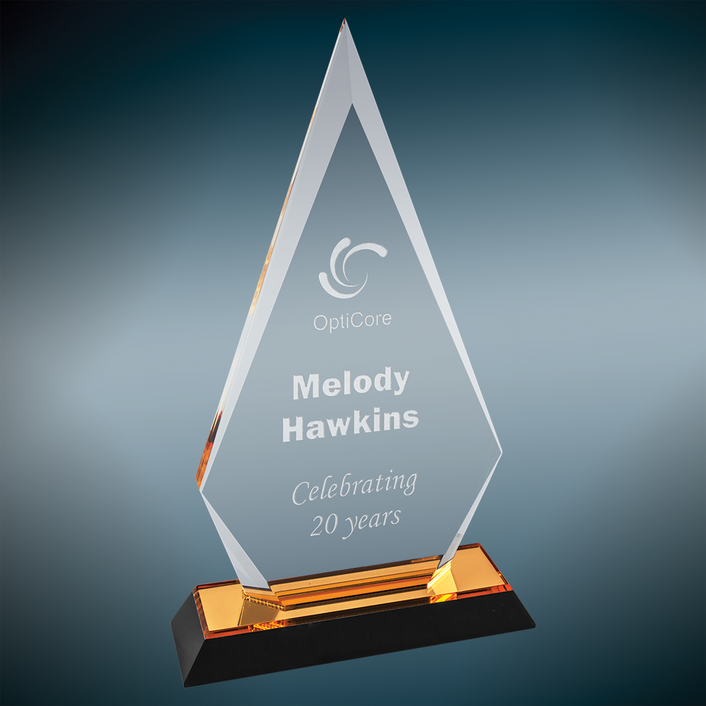 Gold Arrow Point Impress Acrylic