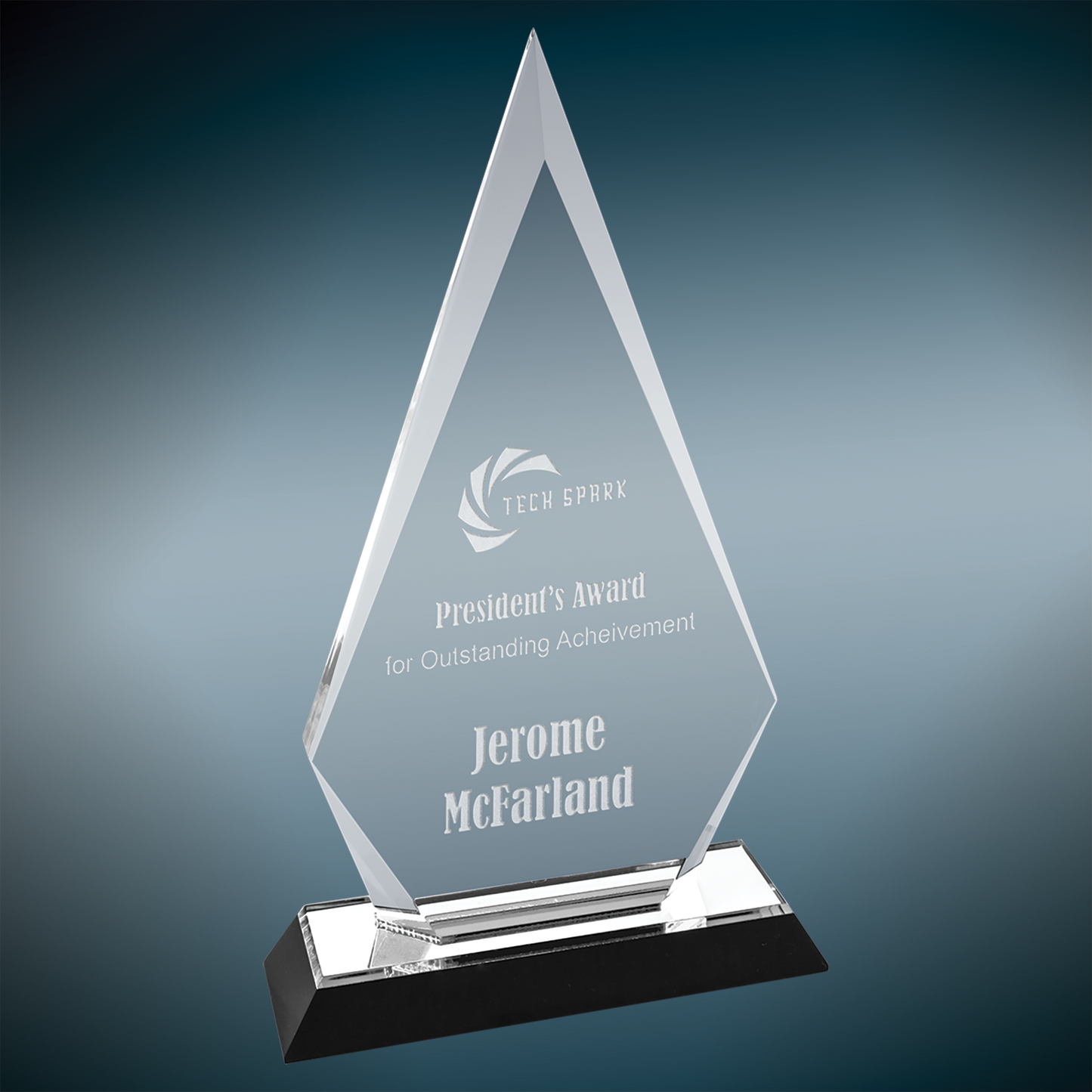 Silver Arrow Point Impress Acrylic