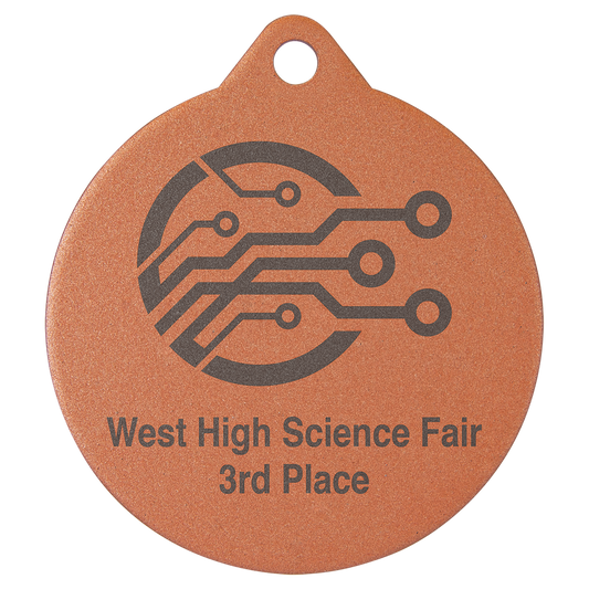 2 3/4" Laserable Bronze Medal