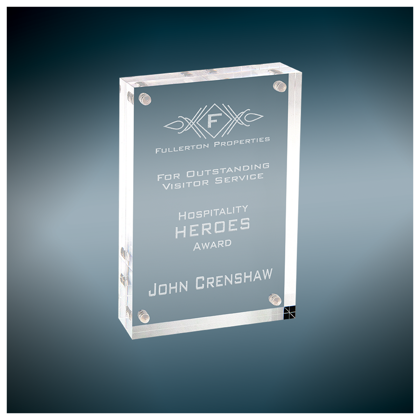 Clear Rectangle Magnetic Acrylic