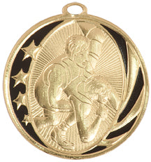 2" Wrestling Laserable MidNite Star Medal
