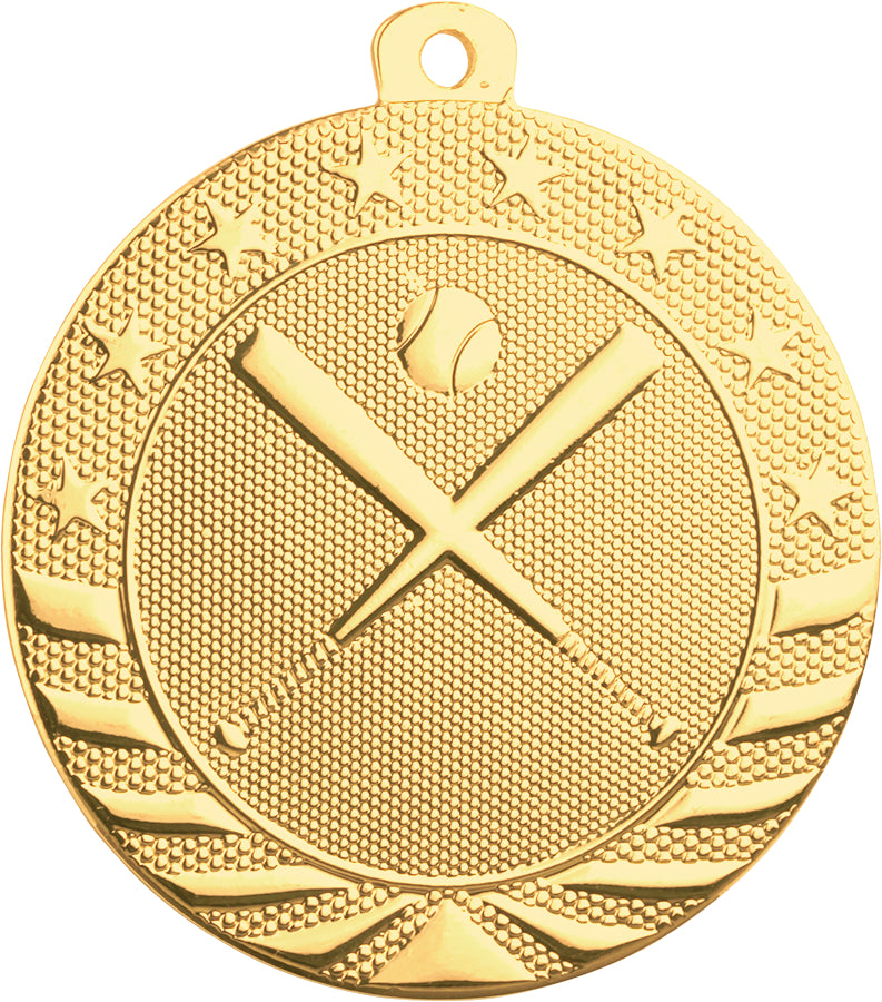 2" Baseball/Softball Starbrite Medal