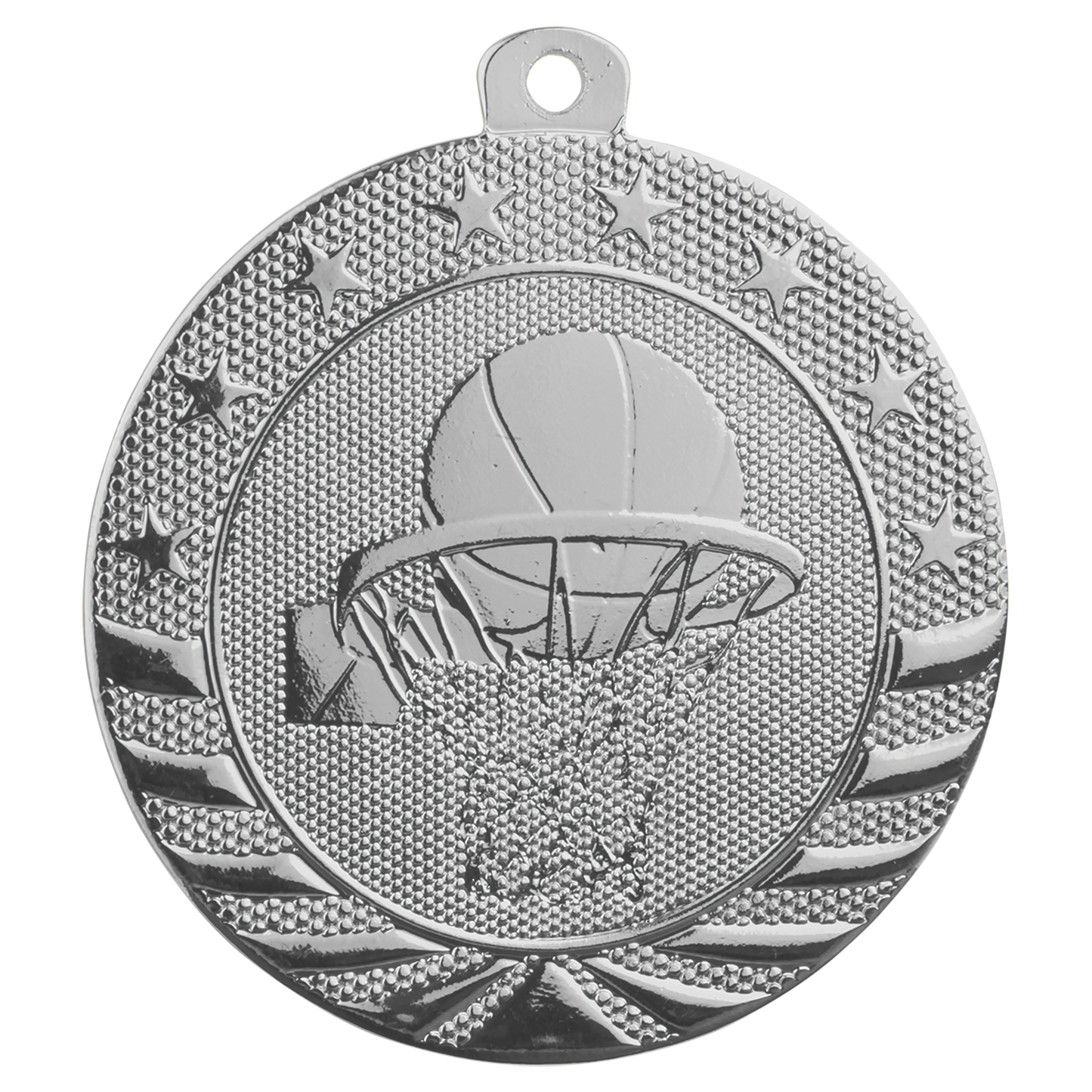2" Basketball Starbrite Medal
