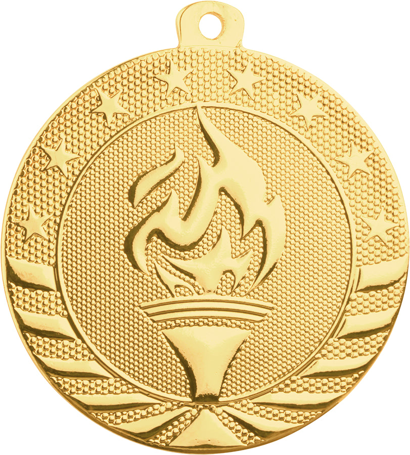 2" Torch Starbrite Medal