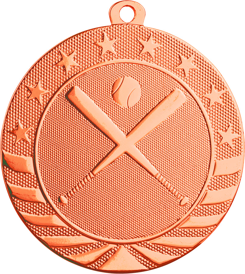 2 3/4" Baseball/Softball Starbrite Medal