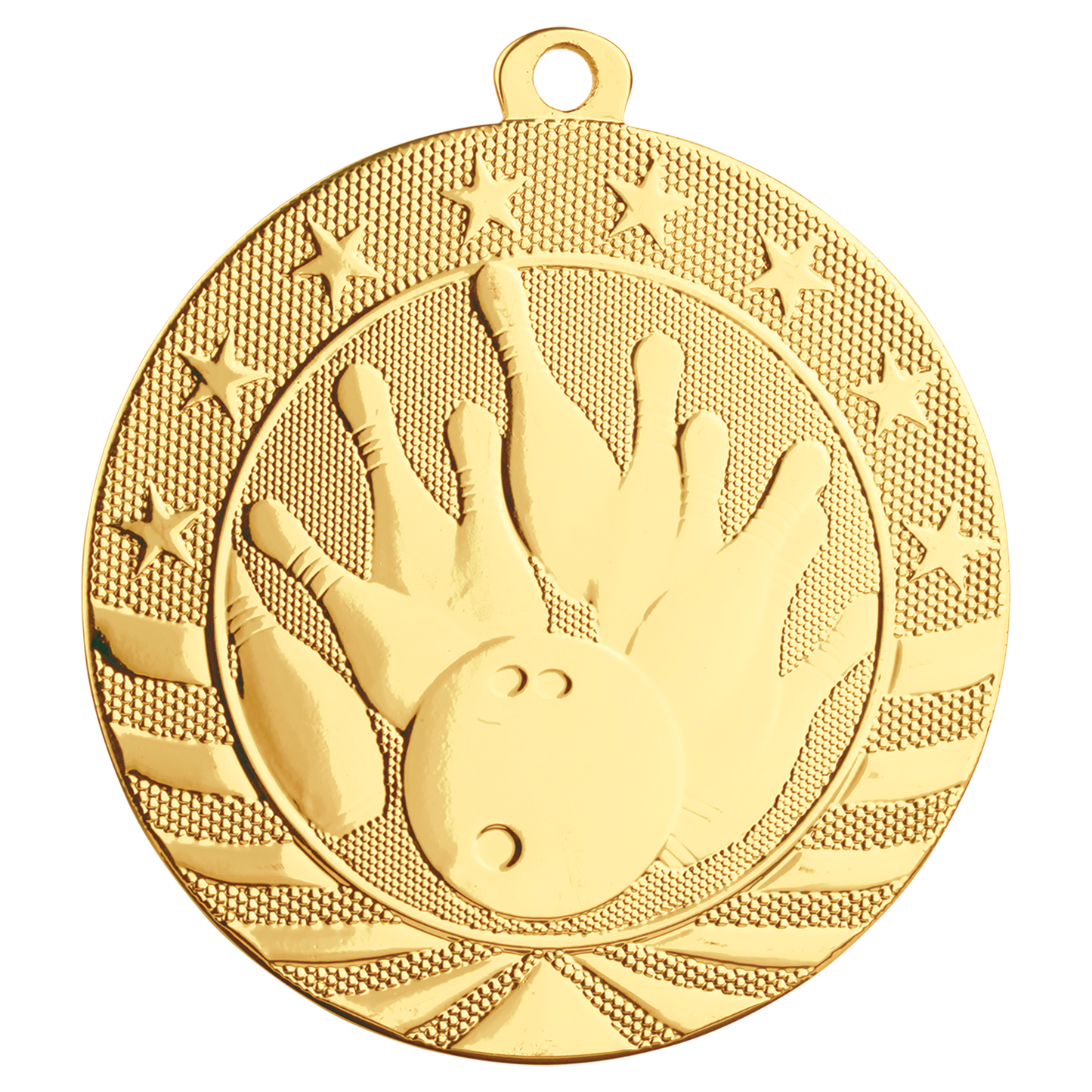 2 3/4" Bowling Starbrite Medal