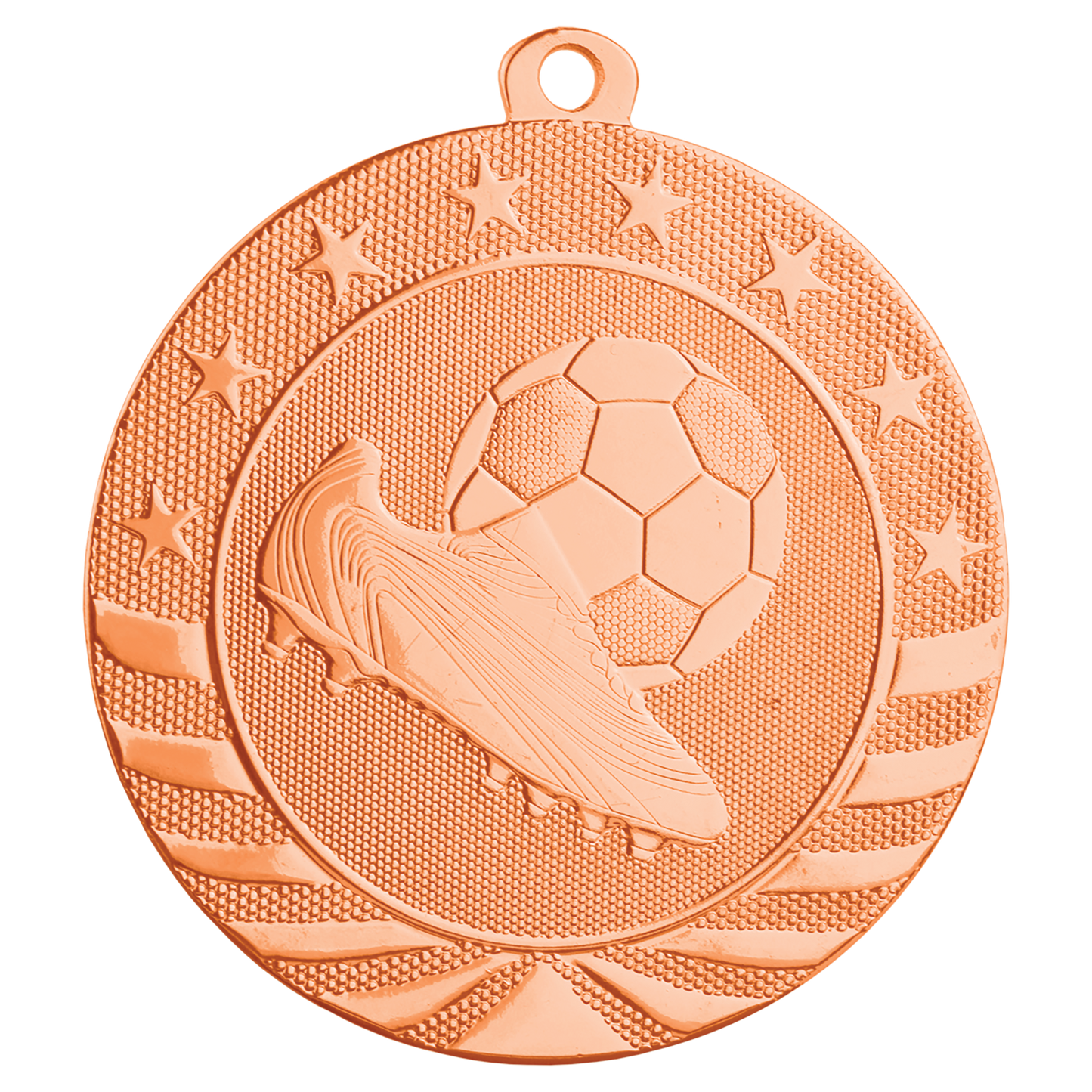 2 3/4" Soccer Starbrite Medal