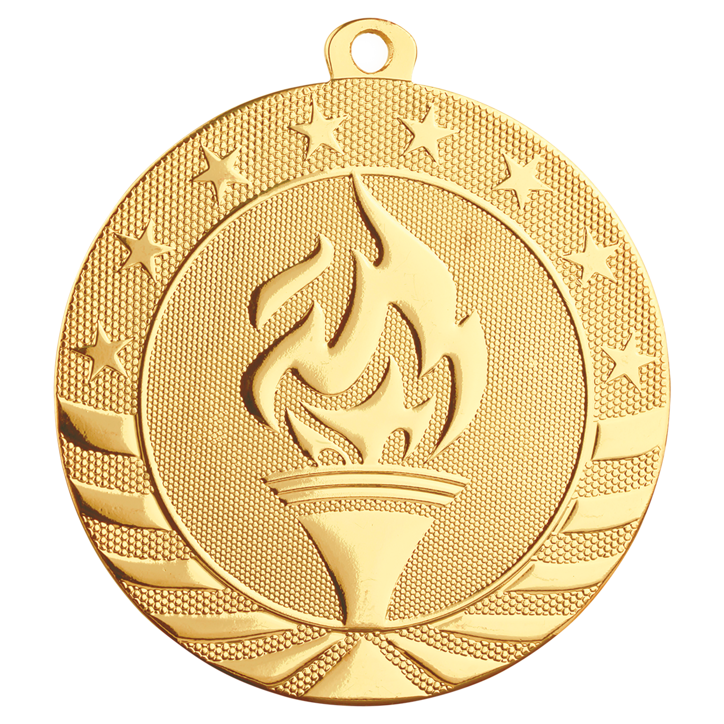 2 3/4" Torch Starbrite Medal