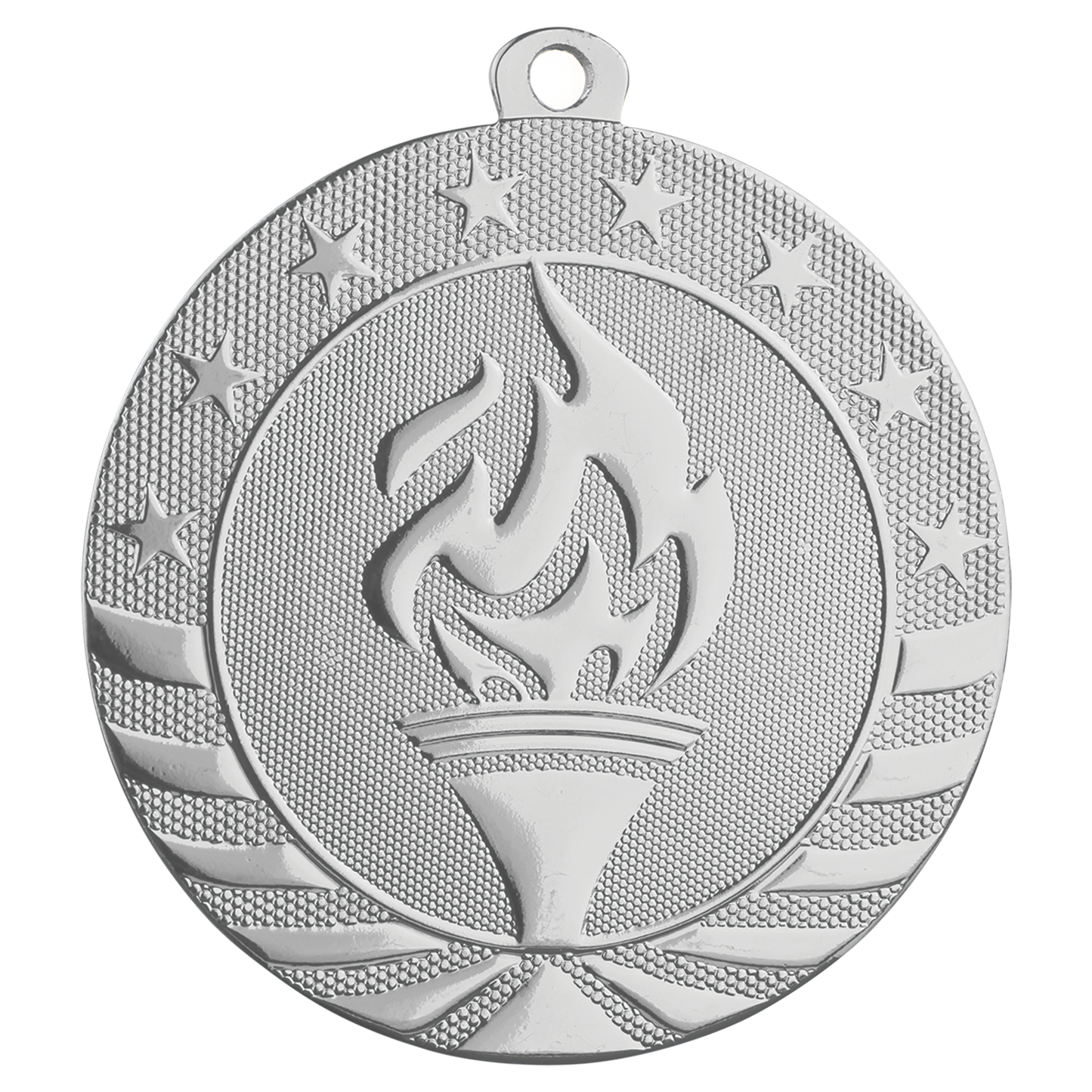 2 3/4" Torch Starbrite Medal