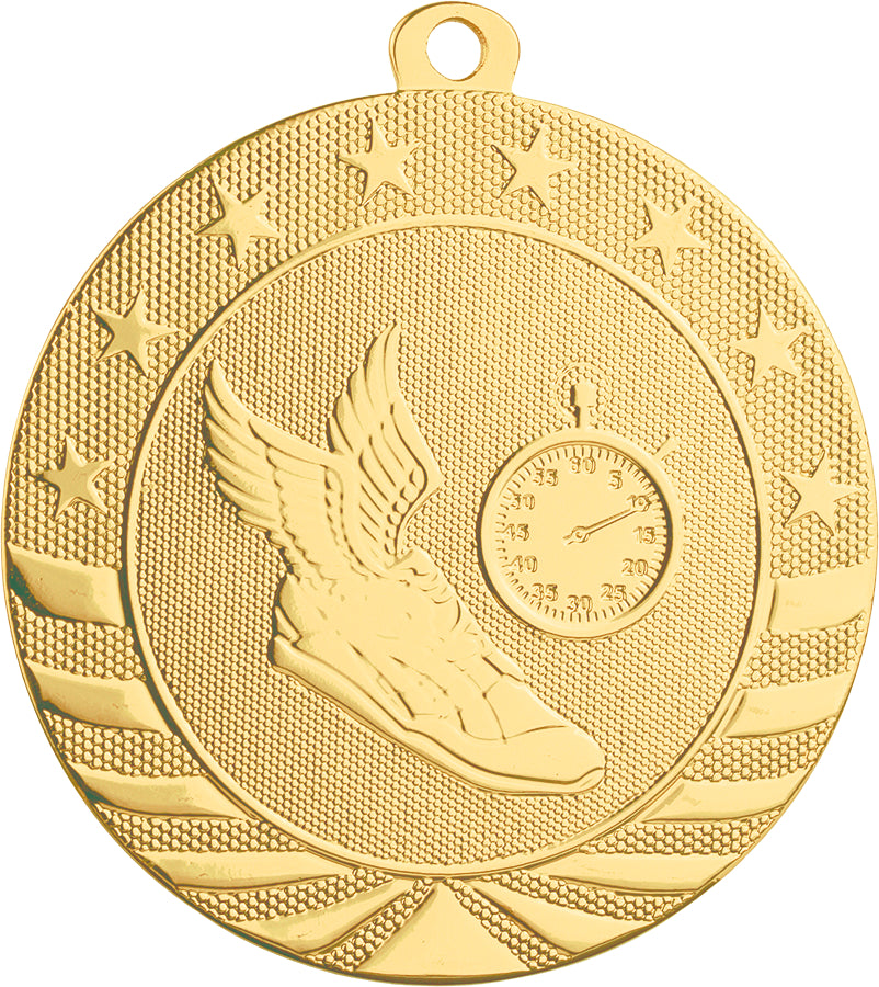 2 3/4" Track Starbrite Medal