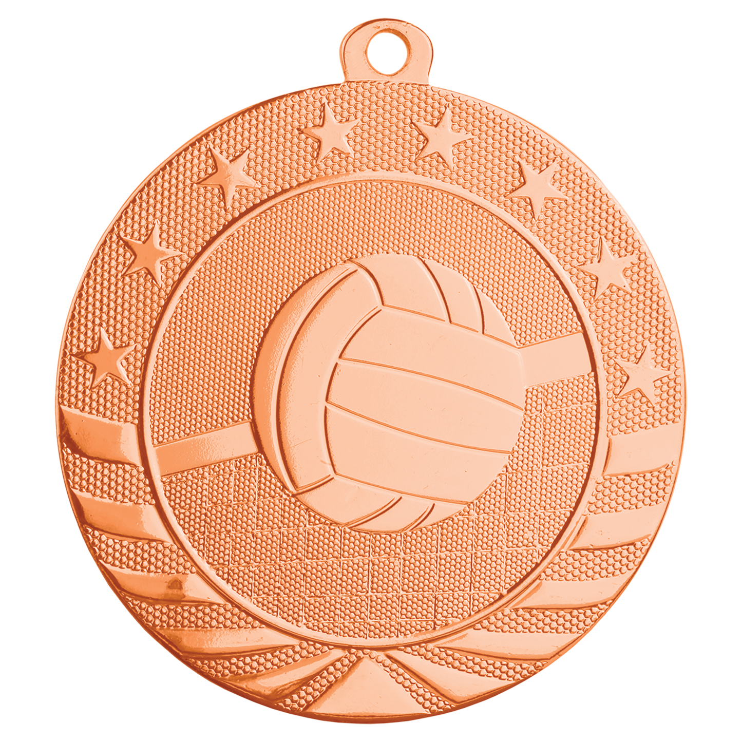 2 3/4" Volleyball Starbrite Medal