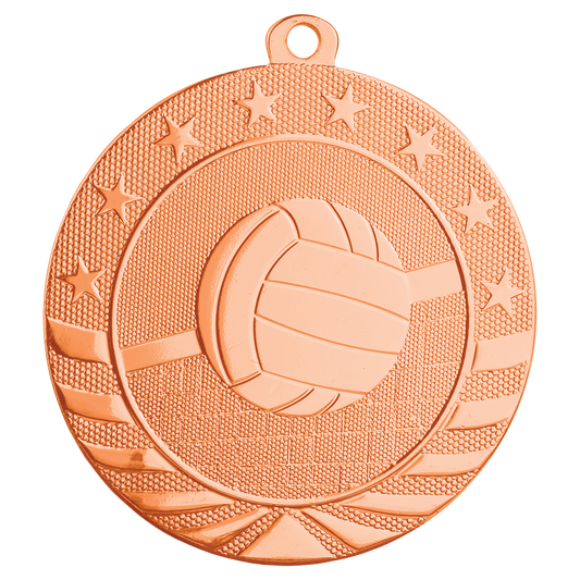 2 3/4" Volleyball Starbrite Medal