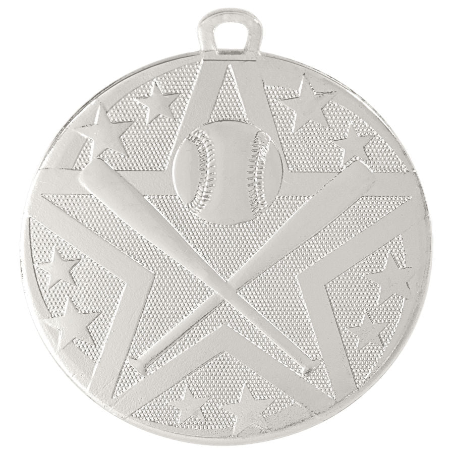2" Bronze Superstar Baseball/Softball Medal