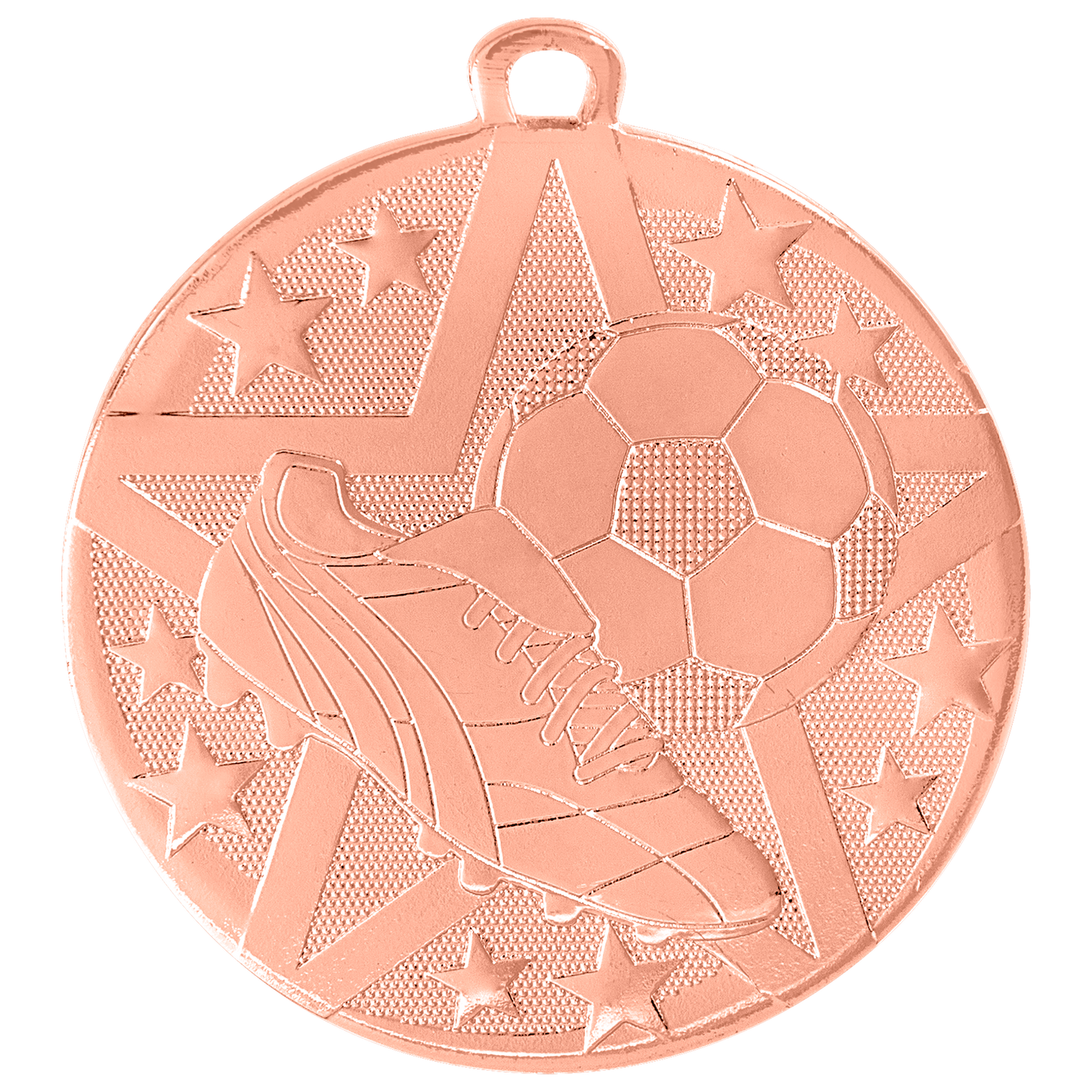 2" Bronze Superstar Soccer Medal