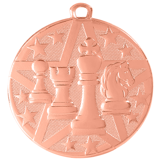 2" Bronze Superstar Chess Medal