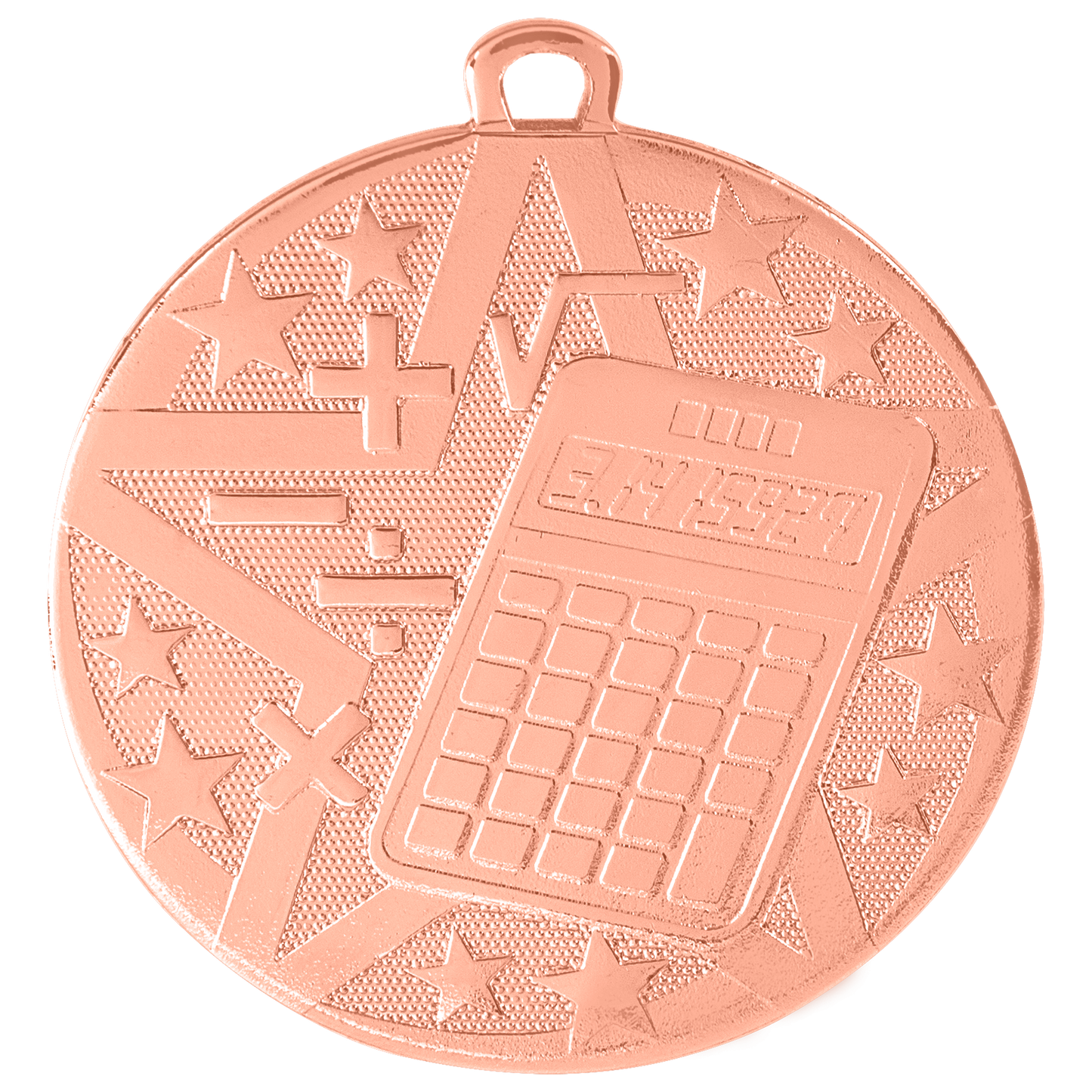 2" Bronze Superstar Math Medal