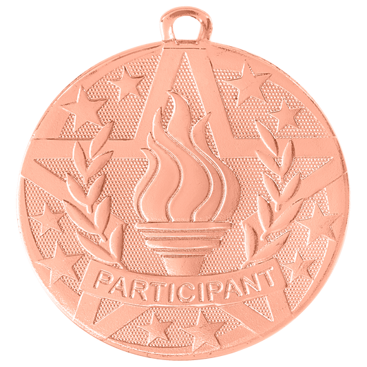 2" Bronze Superstar Participant Medal