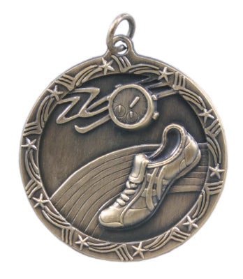 1 3/4" Track Shooting Star Medal