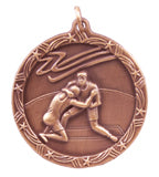 1 3/4" Wrestling Shooting Star Medal