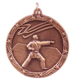 1 3/4" Martial Arts Shooting Star Medal