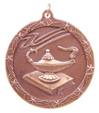 2 1/2" Lamp of Knowledge Shooting Star Medal