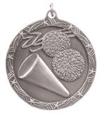 2 1/2" Cheer Shooting Star Medal