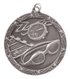 2 1/2" Swimming Shooting Star Medal