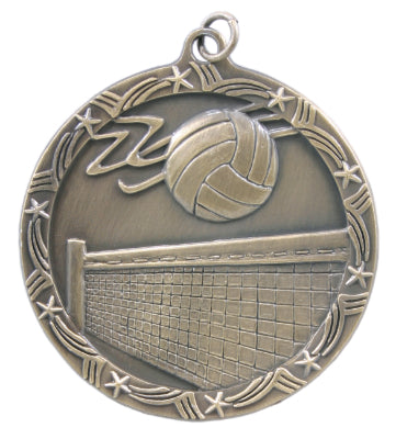 2 1/2" Volleyball Shooting Star Medal