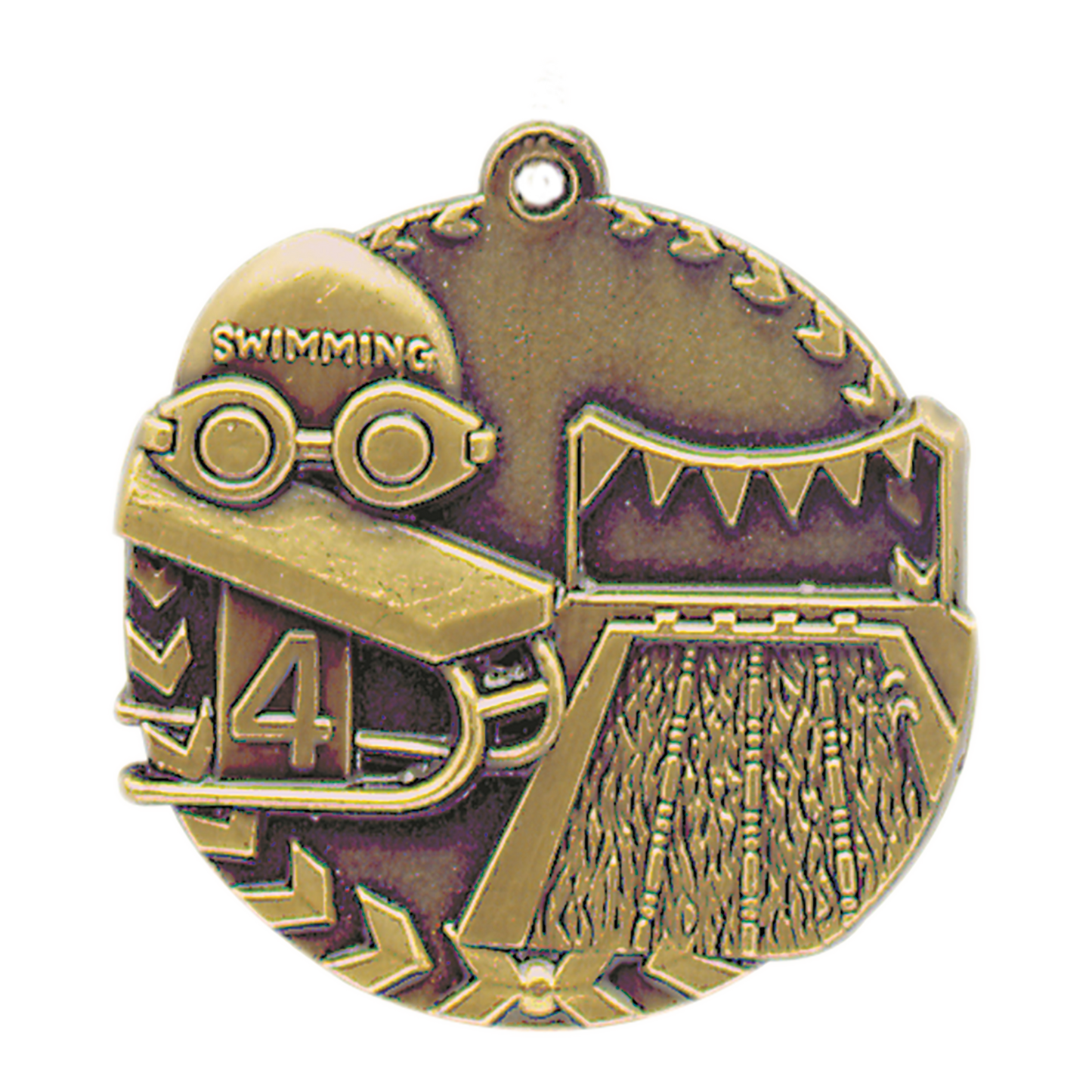 1 3/4" Swimming Millennium Medal