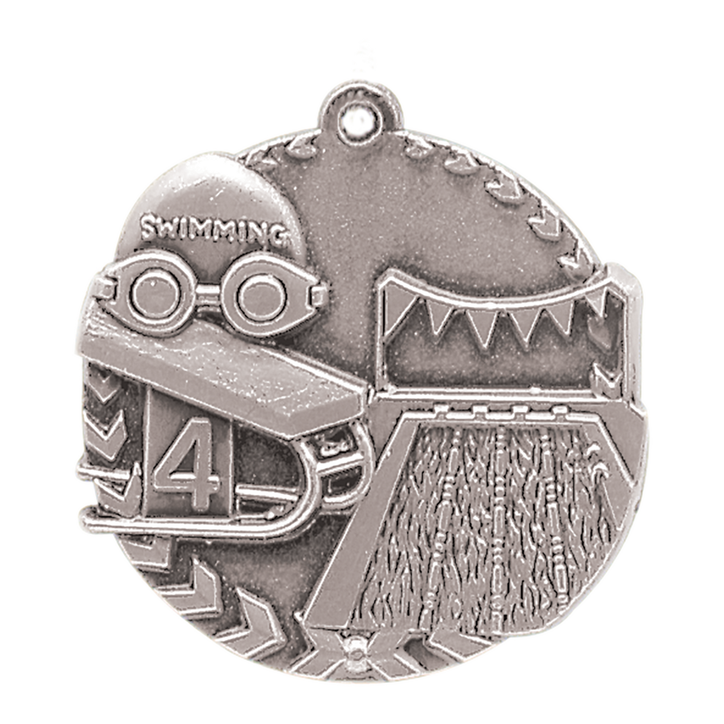 1 3/4" Swimming Millennium Medal