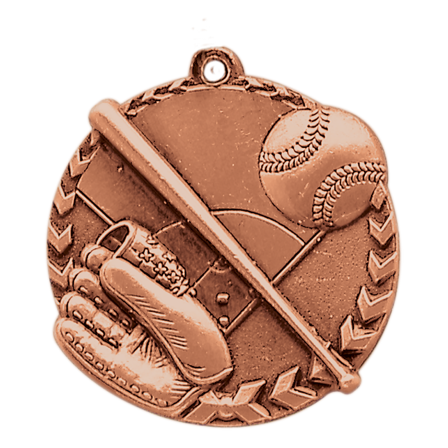 1 3/4" Baseball/Softball Millennium Medal