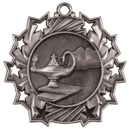 2 1/4" Graduate Ten Star Medal