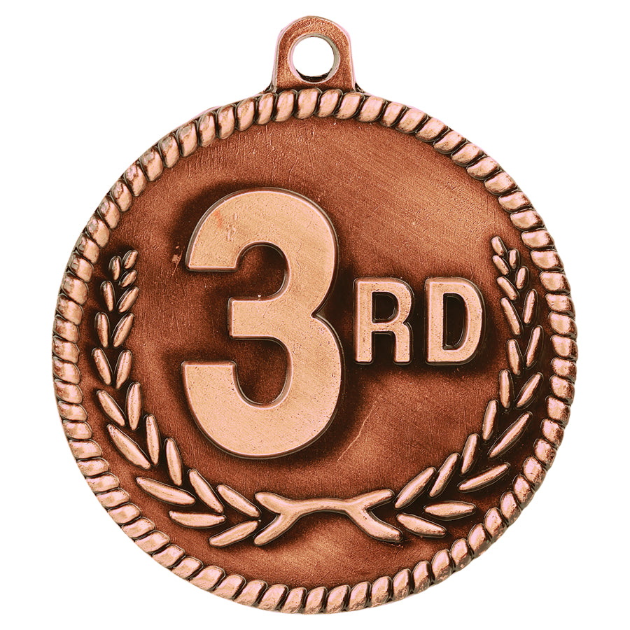 2" 1st/2nd/3rd Place High Relief Medal