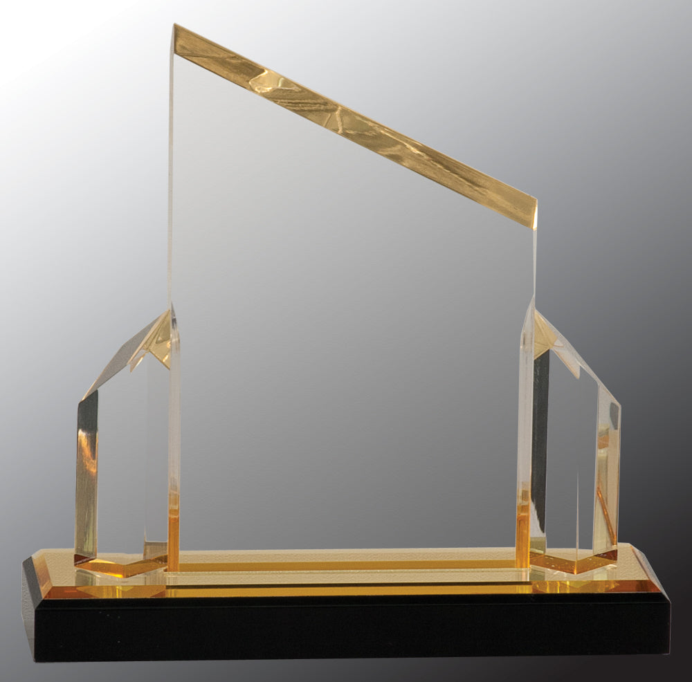 Gold Beveled Post Impress Acrylic