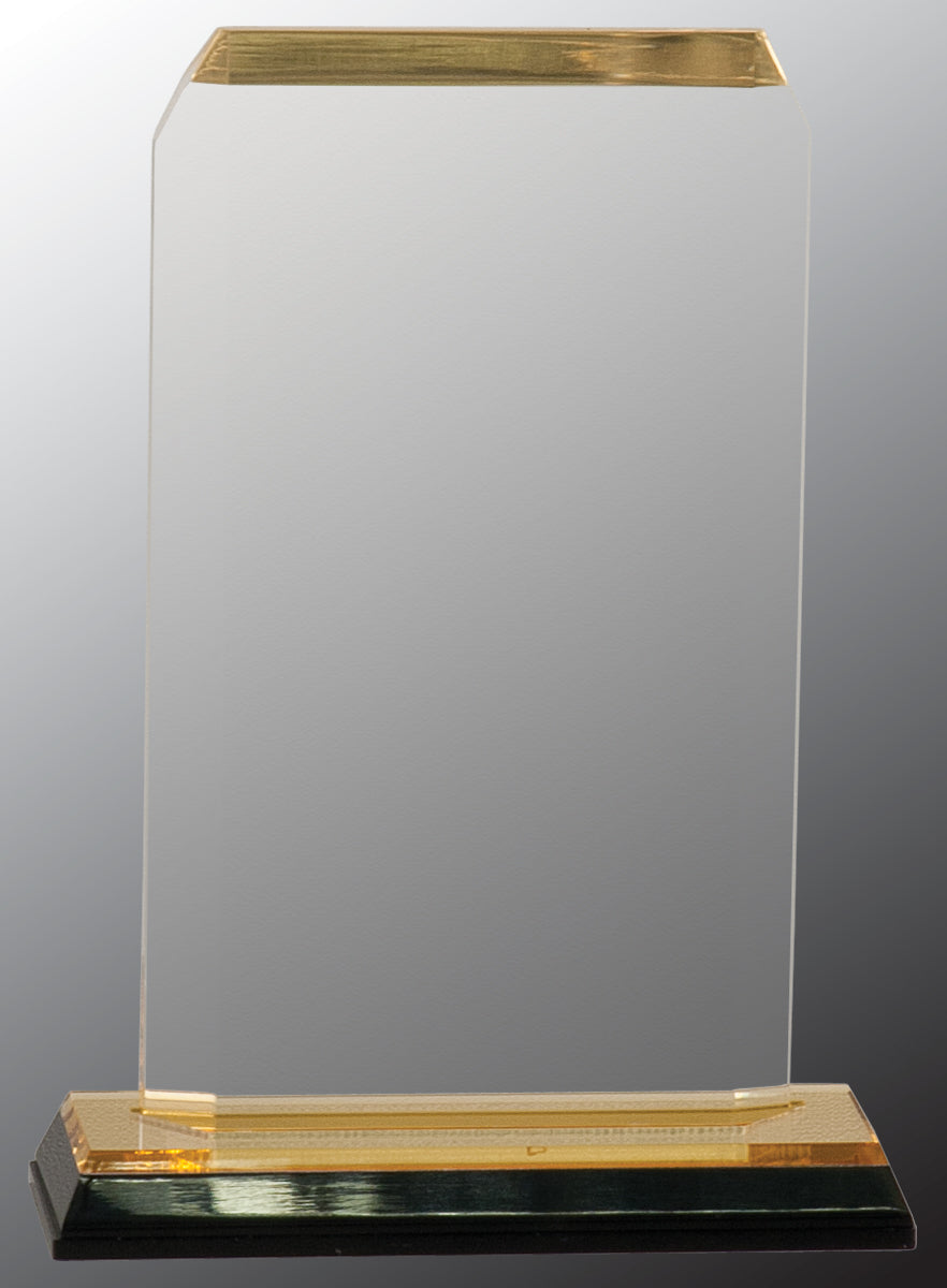 Gold Clipped Corner Impress Acrylic