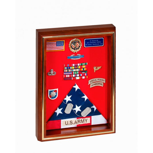 Deep Shadow Box with Gold Border