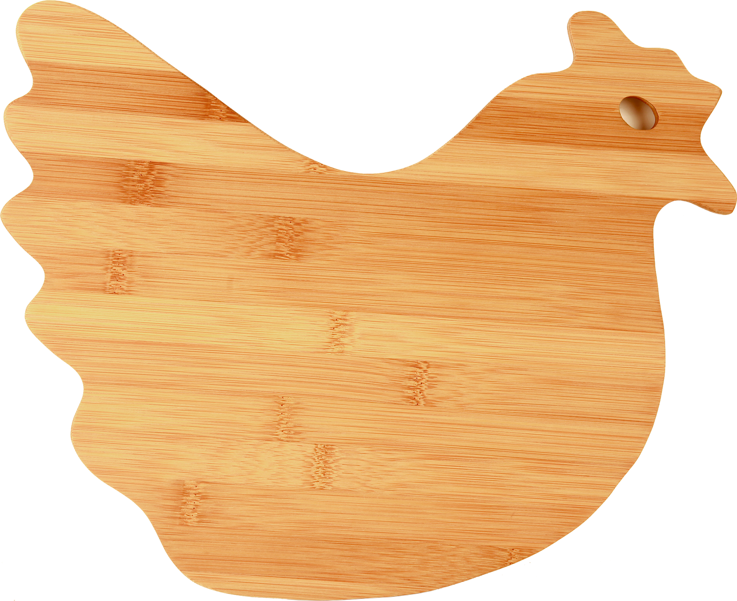 Bamboo Hen Shaped Cutting Board