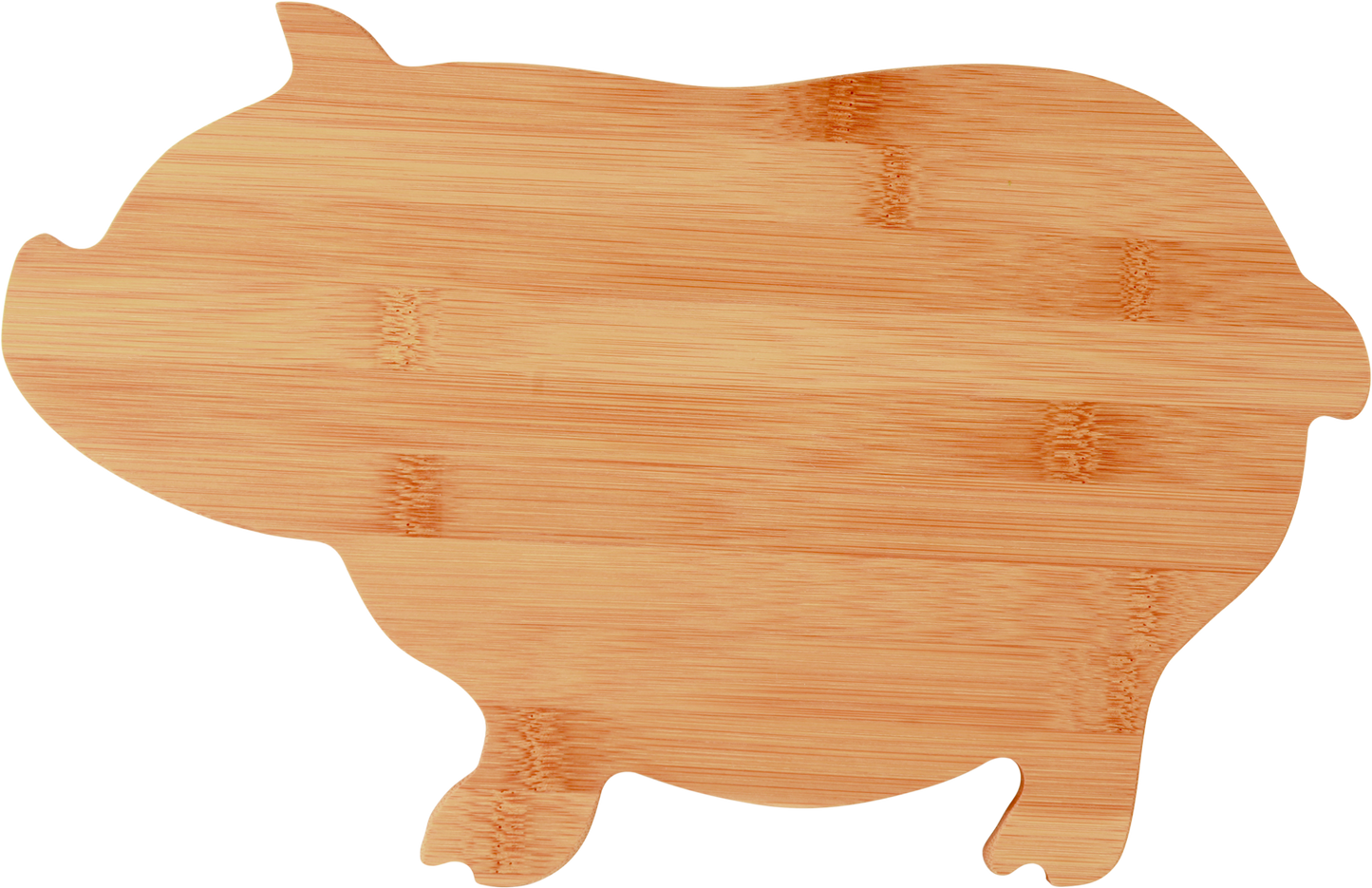 Bamboo Pig Shaped Cutting Board