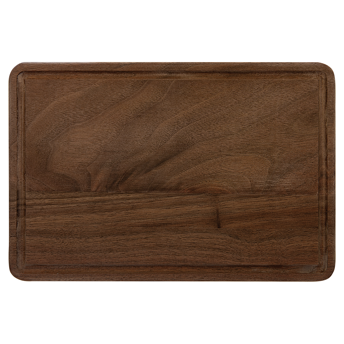 9" x 6" Walnut Cutting Board with Drip Ring