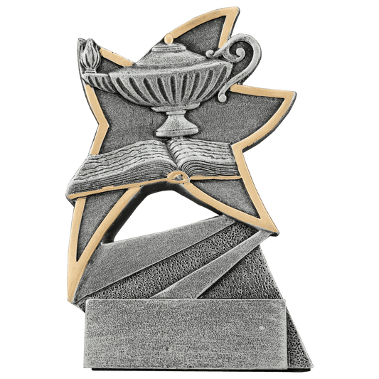 Lamp of Knowledge Jazz Star Resin Award