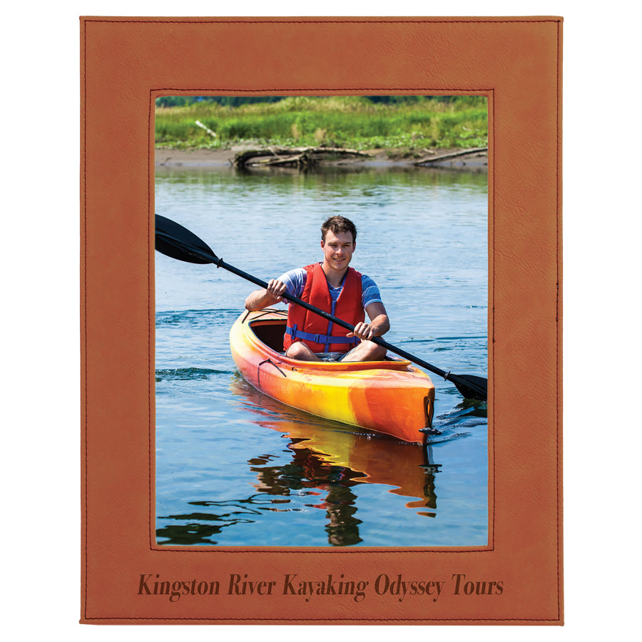 Rawhide Laserable Leatherette Photo Frame