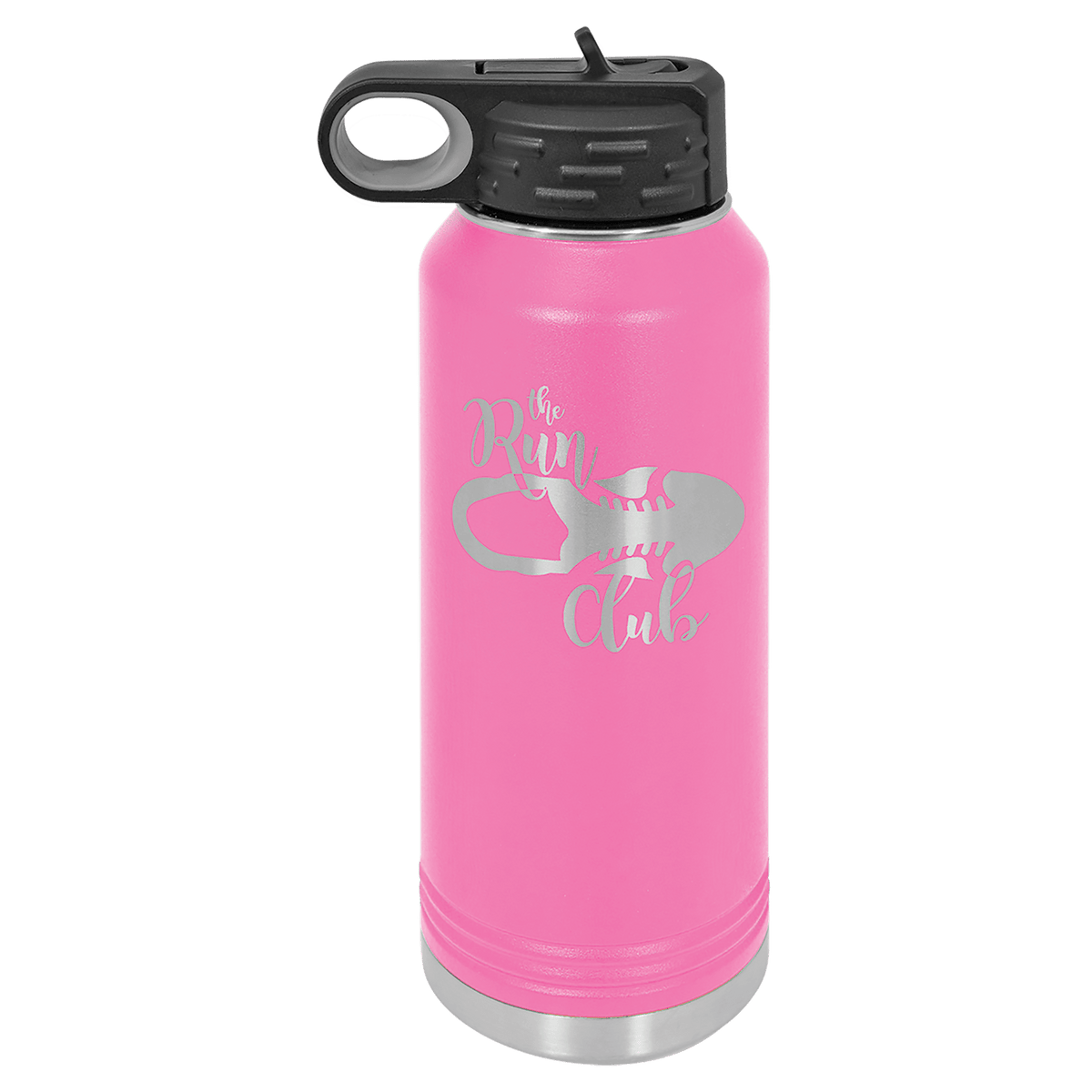 Pink 32 oz. Polar Camel Powder Coated Water Bottle 10 5/16"