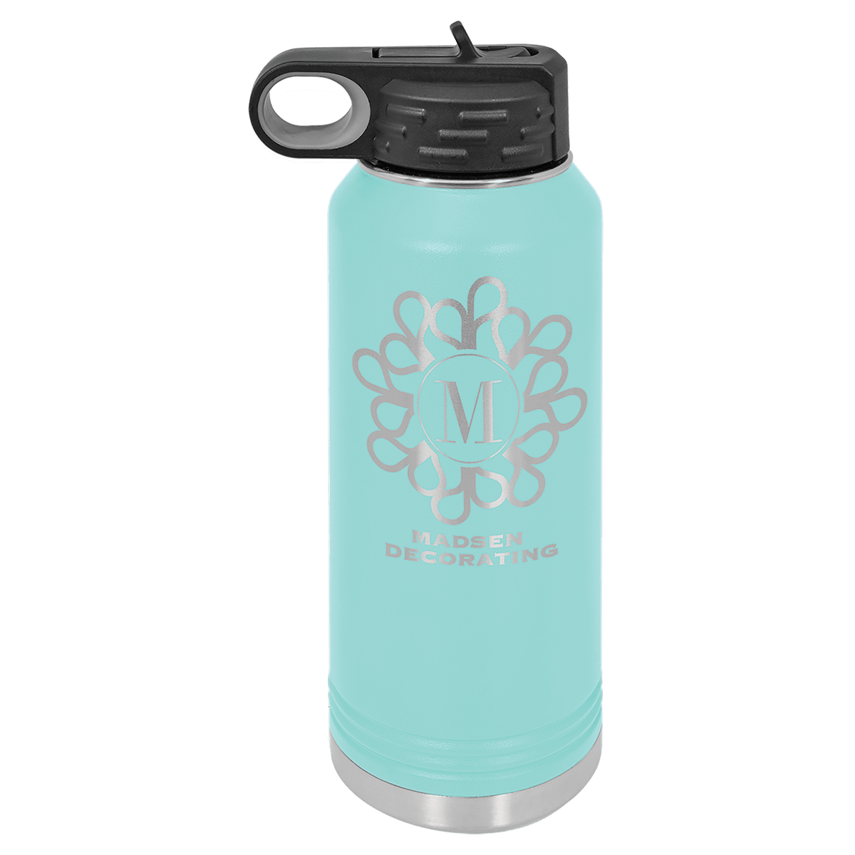 Teal 32 oz. Polar Camel Powder Coated Water Bottle 10 5/16"