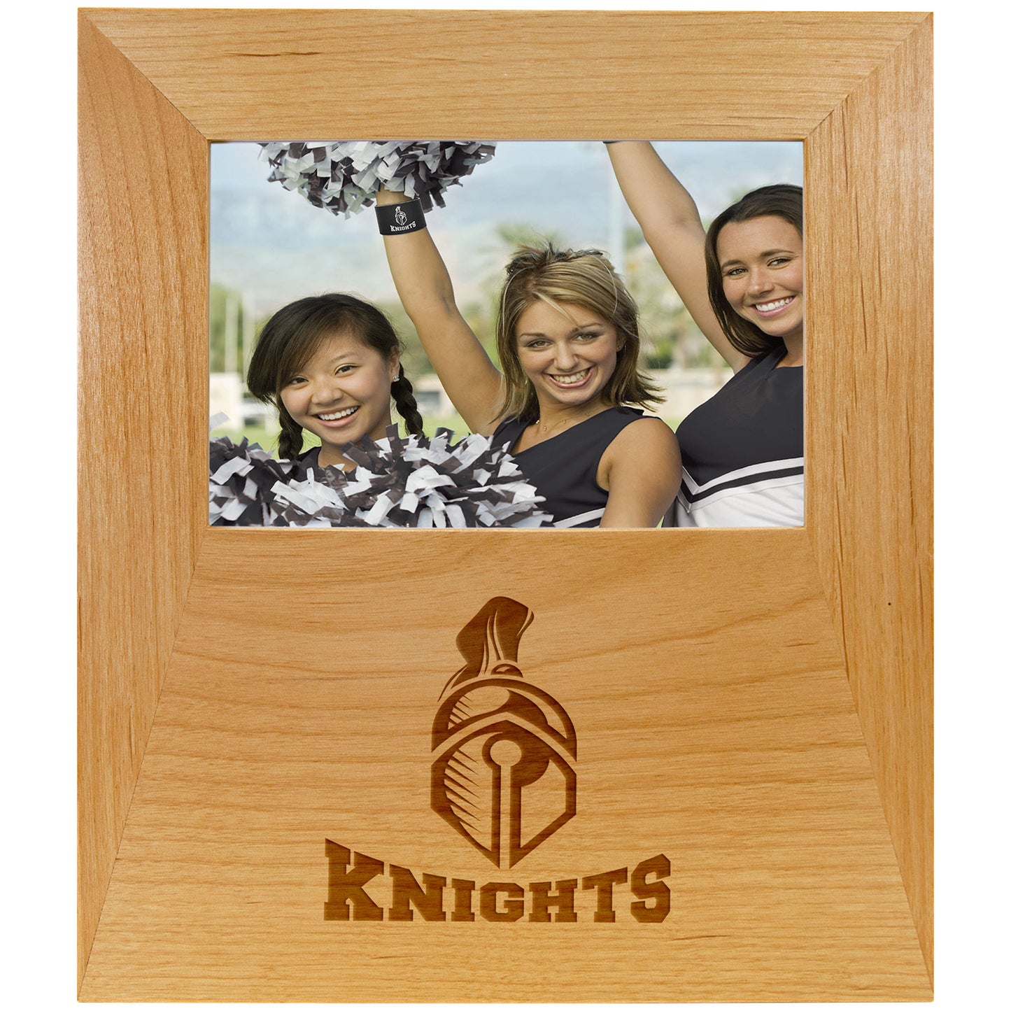 Genuine Red Alder Picture Frame with Engraving Area